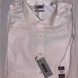 Unlisted Men’s White dress shirt 14 -14.5 NWT